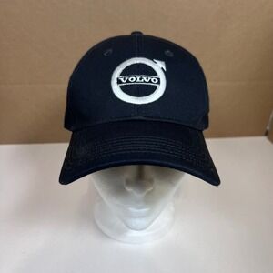 Volvo Baseball Cap Navy Blue Embroidered Logo Hat Manasquan NJ Adjustable Strap